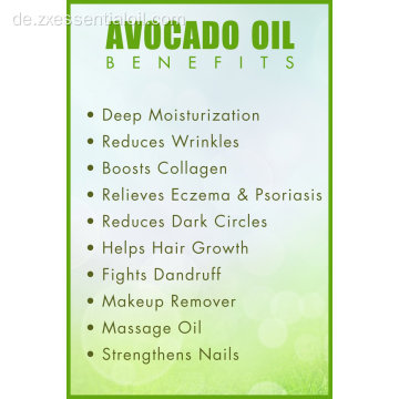 Kaltgepresstes Avocadoöl für die Haare